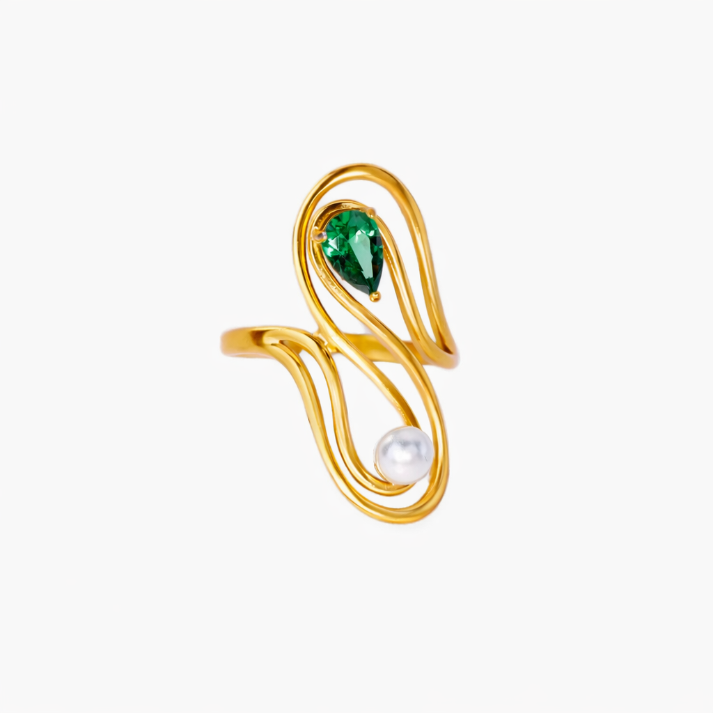 Bague Élégance Émeraude