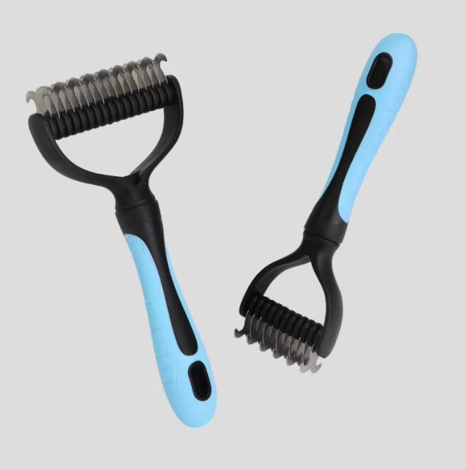 Brosse Démêlante en Acier Inoxydable pour Chiens et Chats