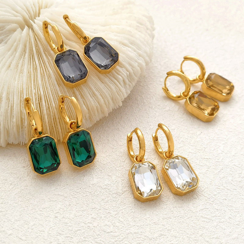 Boucles d’Oreilles ELVIA CRISTAL