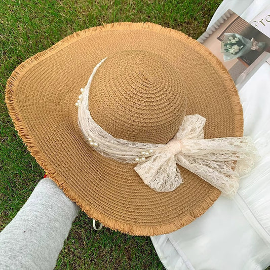 Chapeau de Soleil Premium en Paille Marron