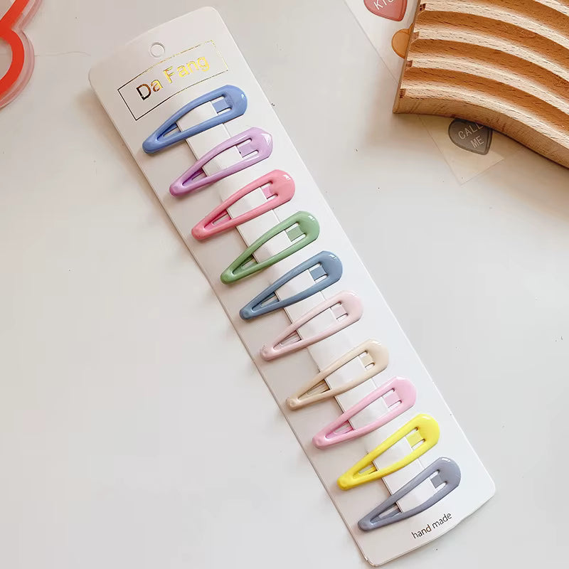 Lot de 10 Pinces Cheveux Colorées