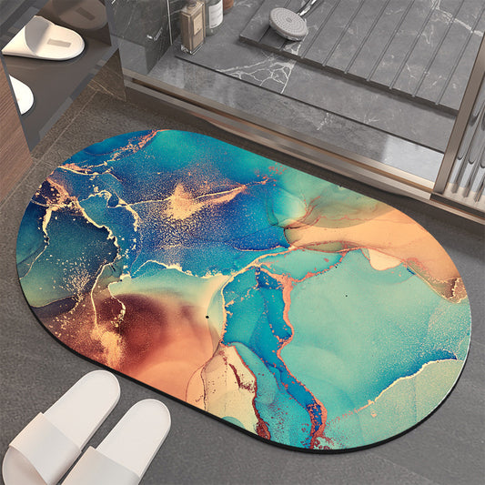 Tapis de Bain Antidérapant Design Artistique - 40x60 cm