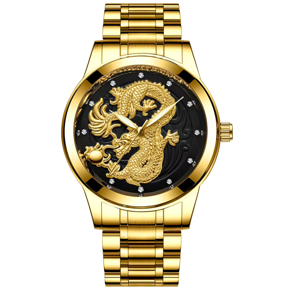 Montre Dragon Vintage & Cadran Noir