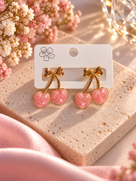 Boucles d’oreilles Cherry Rose