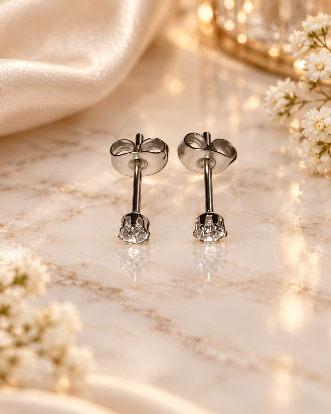 Boucles d’oreilles Lumia 3 mm
