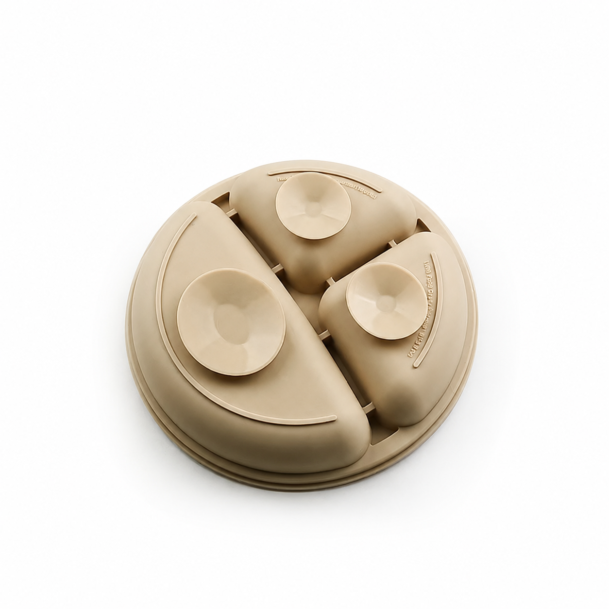 Assiette Compartimentée en Silicone pour Bébé