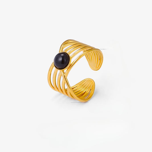 Bague Solaris Noir