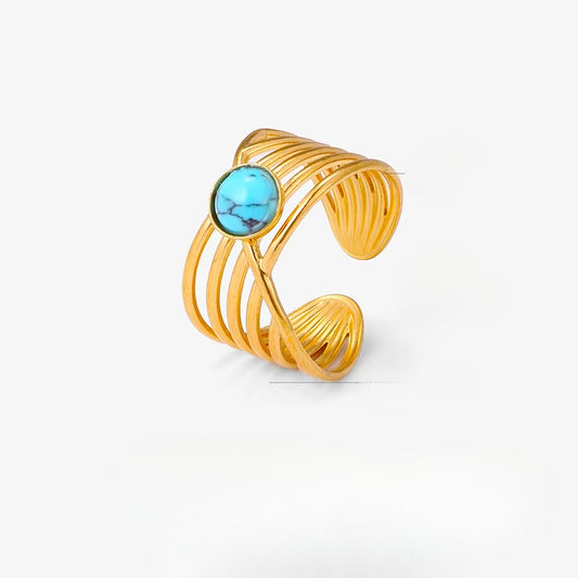 Bague Solaris Bleu
