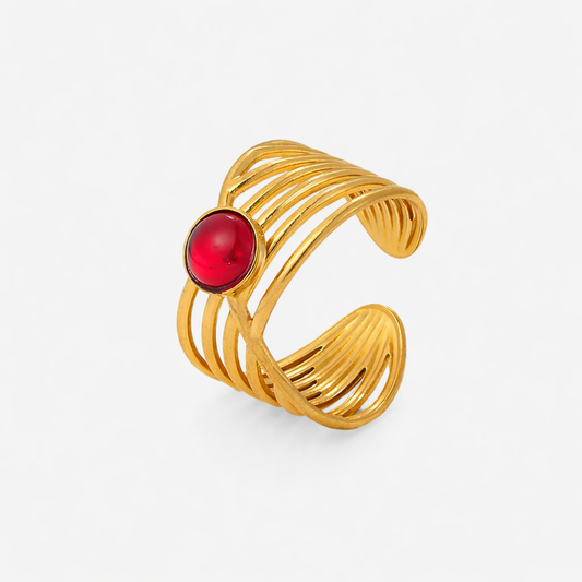 Bague Solaris Rouge