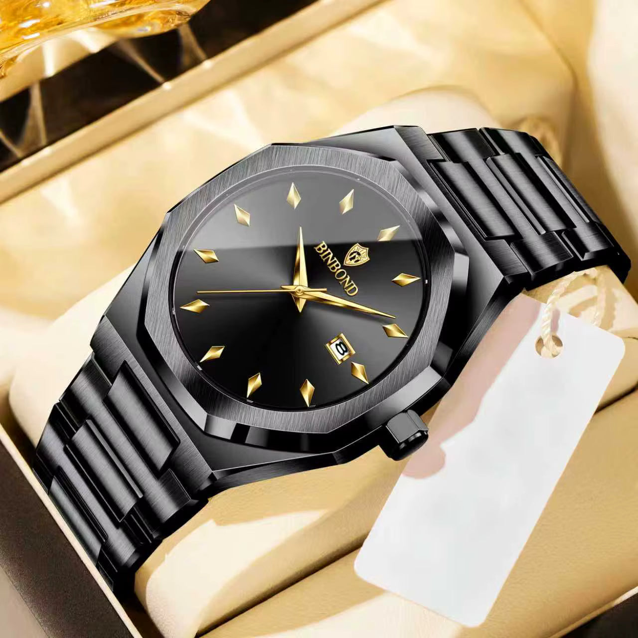 Montre Acier Inoxydable Noir