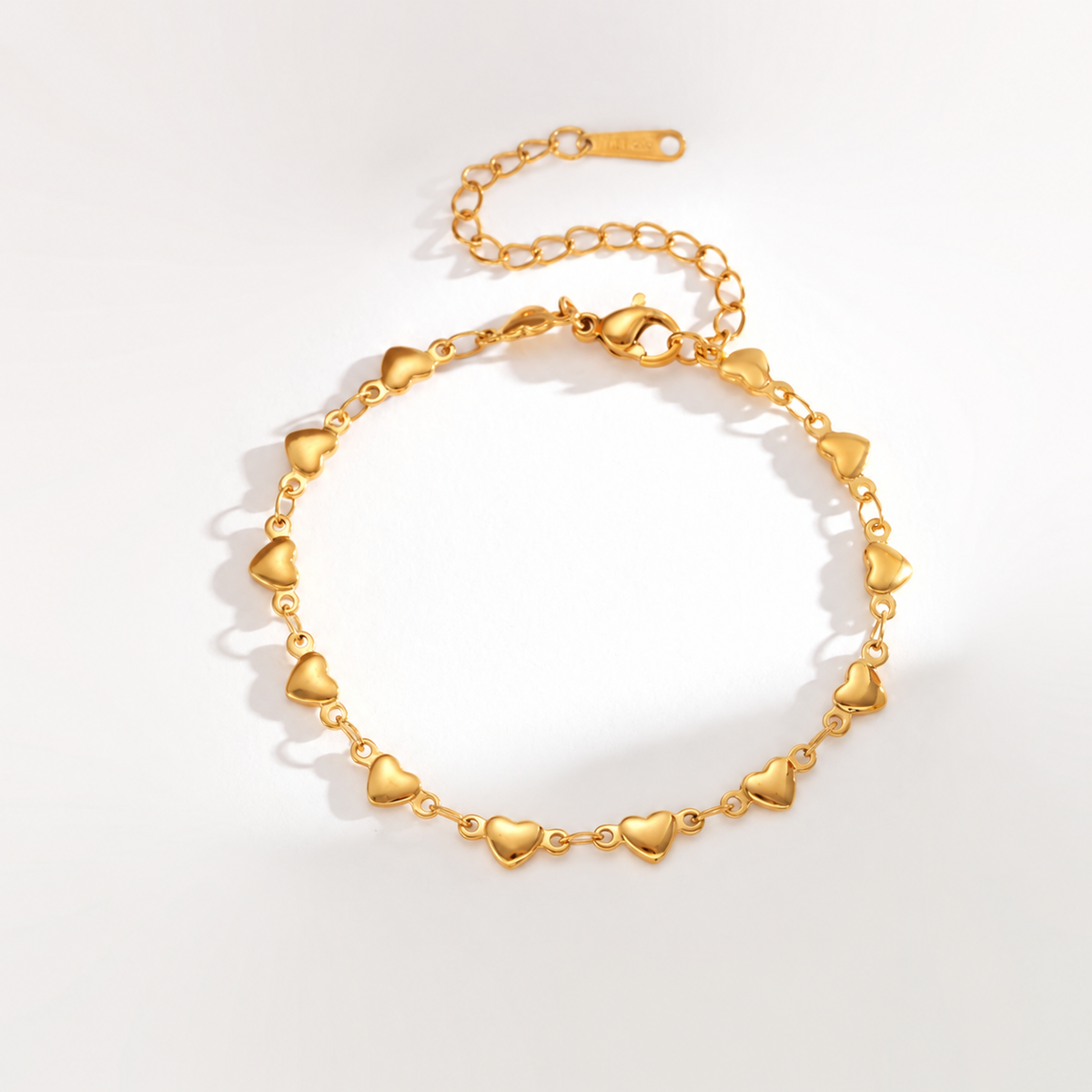 Bracelet Golden Hearts