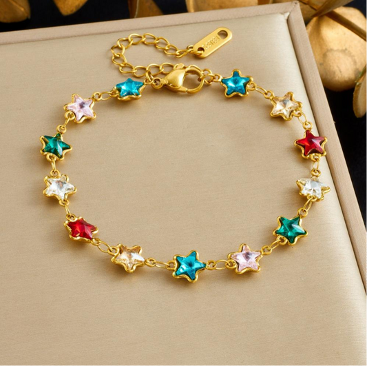 Bracelet Rainbow Stars