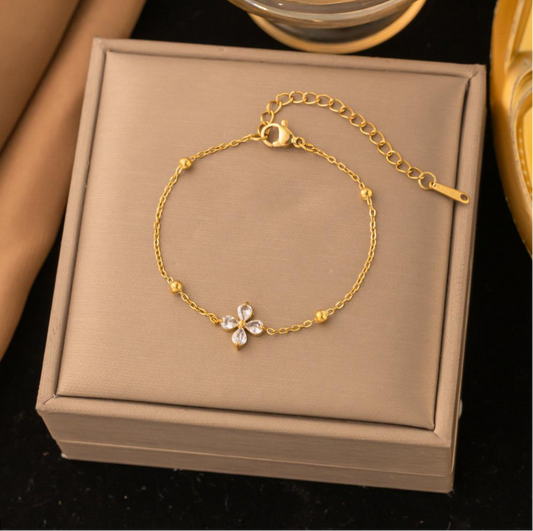 Bracelet Crystal Clover