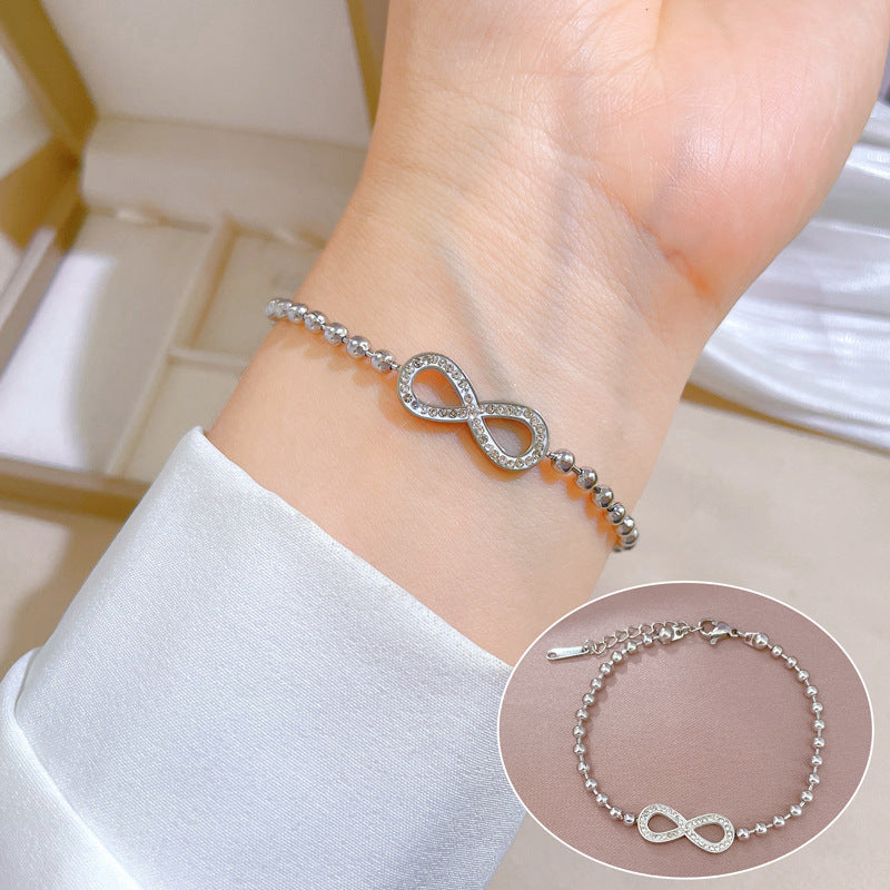 Bracelet Infinity – Argent