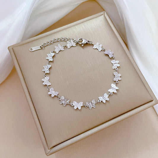 Bracelet Éclat Papillon – Argent