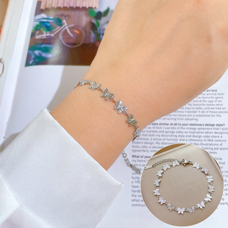 Bracelet Éclat Papillon – Argent