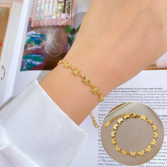 Bracelet Éclat Papillon – Or