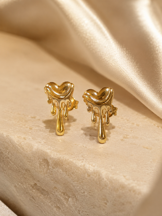 Boucles d'oreilles Cœur Fondant