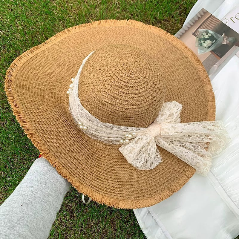 Chapeau de Soleil Premium en Paille  Marron