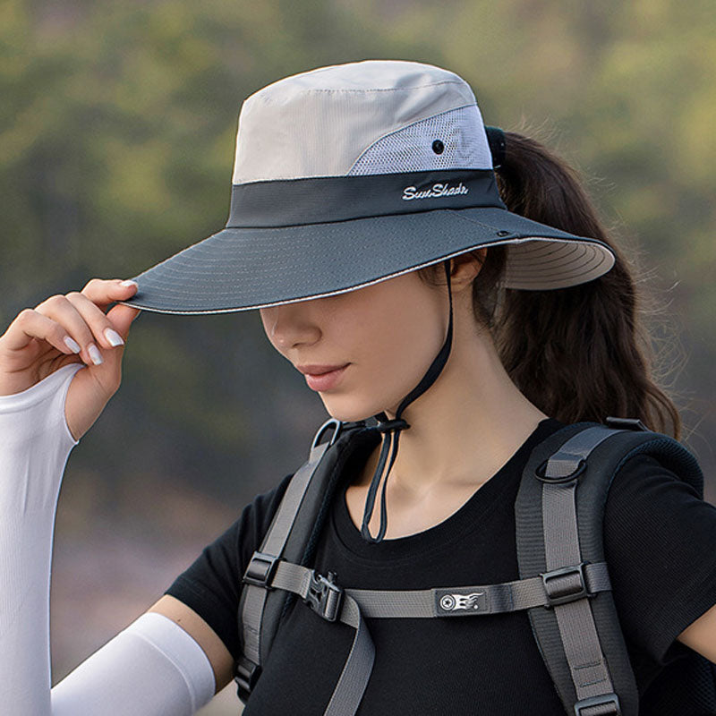 Chapeau de Randonnée  Anti-UV - Gris