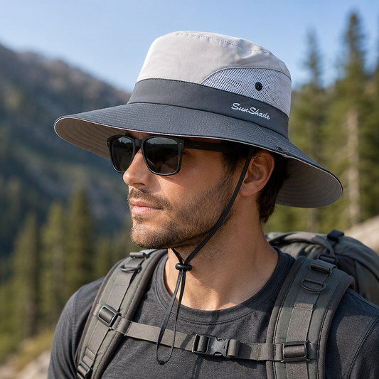 Chapeau de Randonnée  Anti-UV - Gris