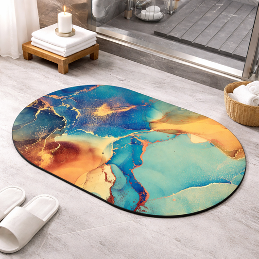 Tapis de Bain Antidérapant Design Artistique - 40x60 cm