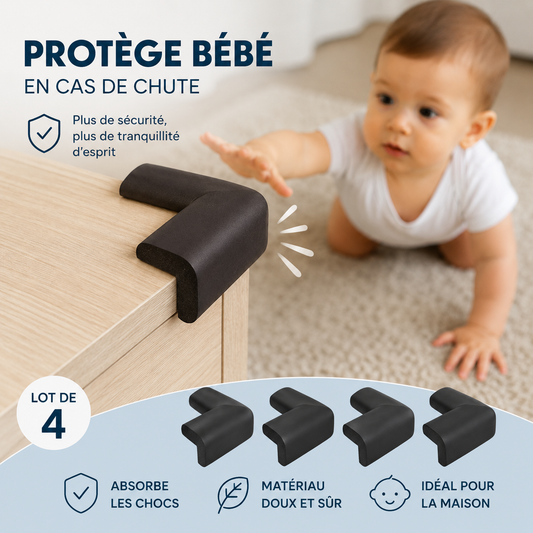 Protège-Coins de Table en Mousse - Lot de 4