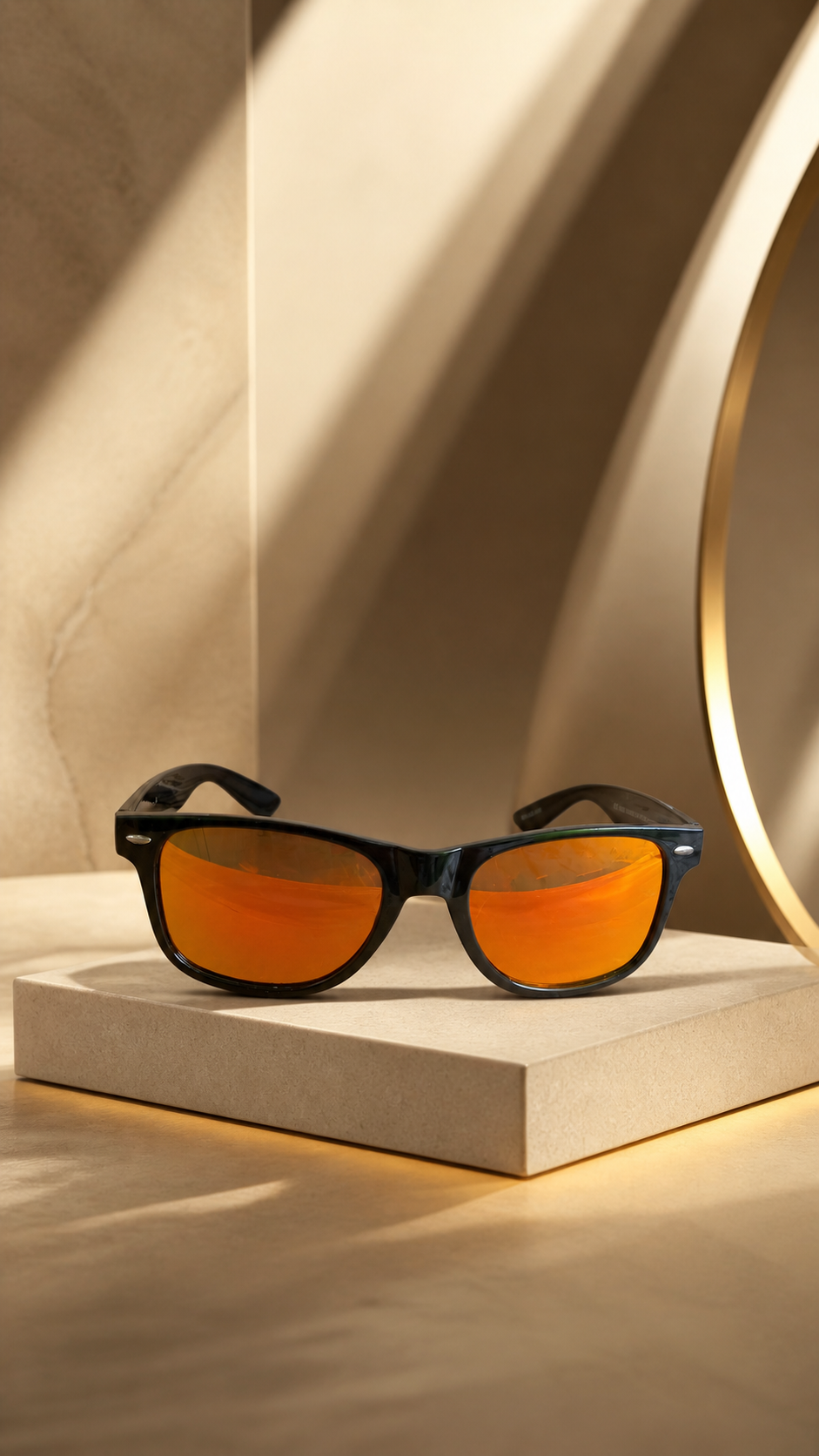 Lunettes Soleil Polarisées Rouge Orange UV400