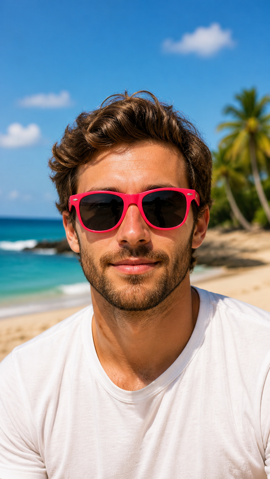 Lunettes de soleil – Rouge UV400