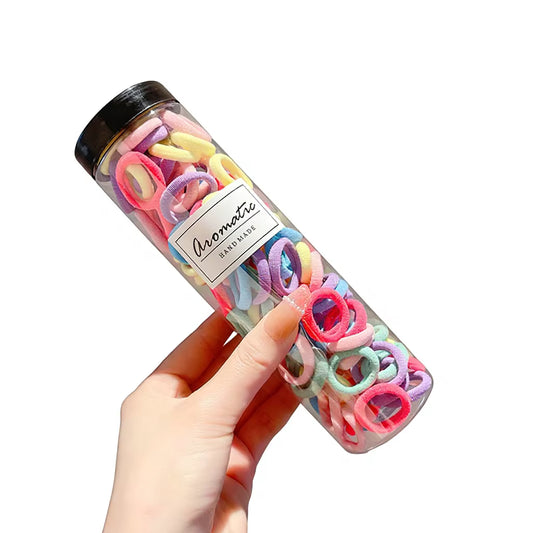 Élastiques Cheveux Colorés x 100