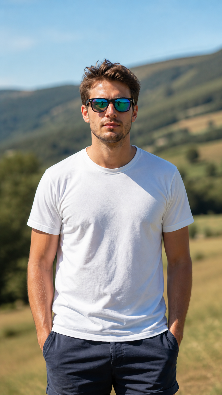 Lunettes Soleil Polarisées Bleu-Vert UV400