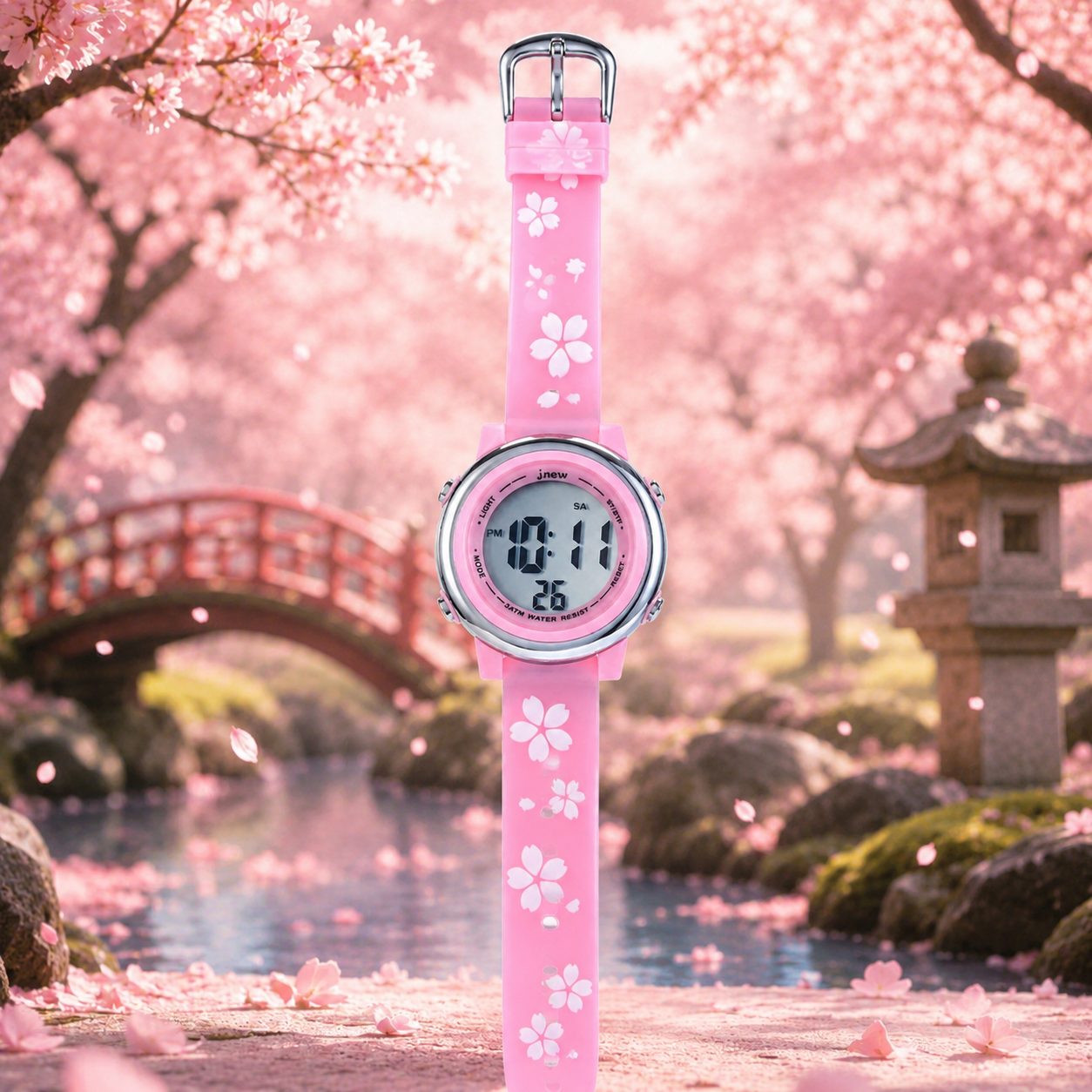Montre Sakura - Digitale 3D