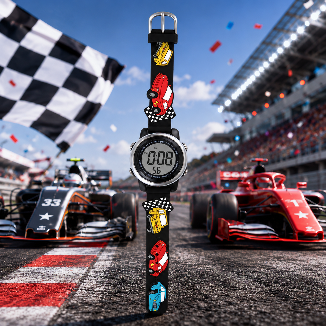 Montre Racing – Digitale 3D