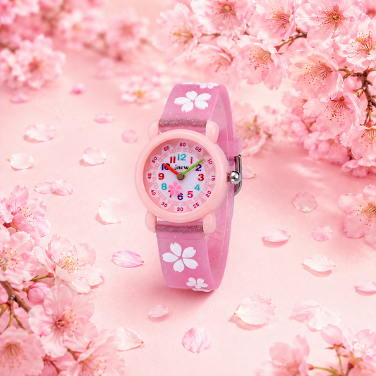 Montre Sakura Rose – Analogique 3D
