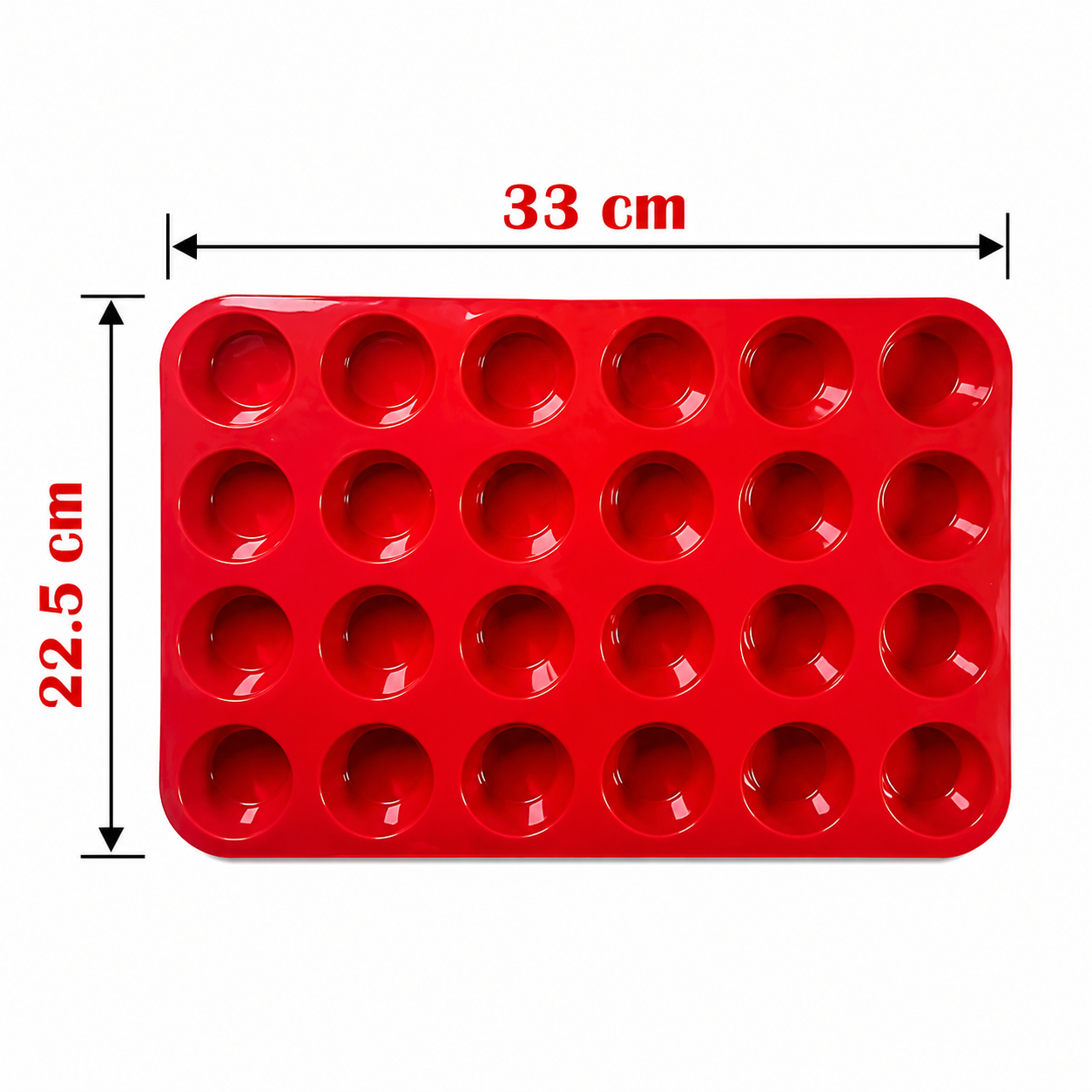 Moule Silicone 24 Cupcakes – Démoulage Facile