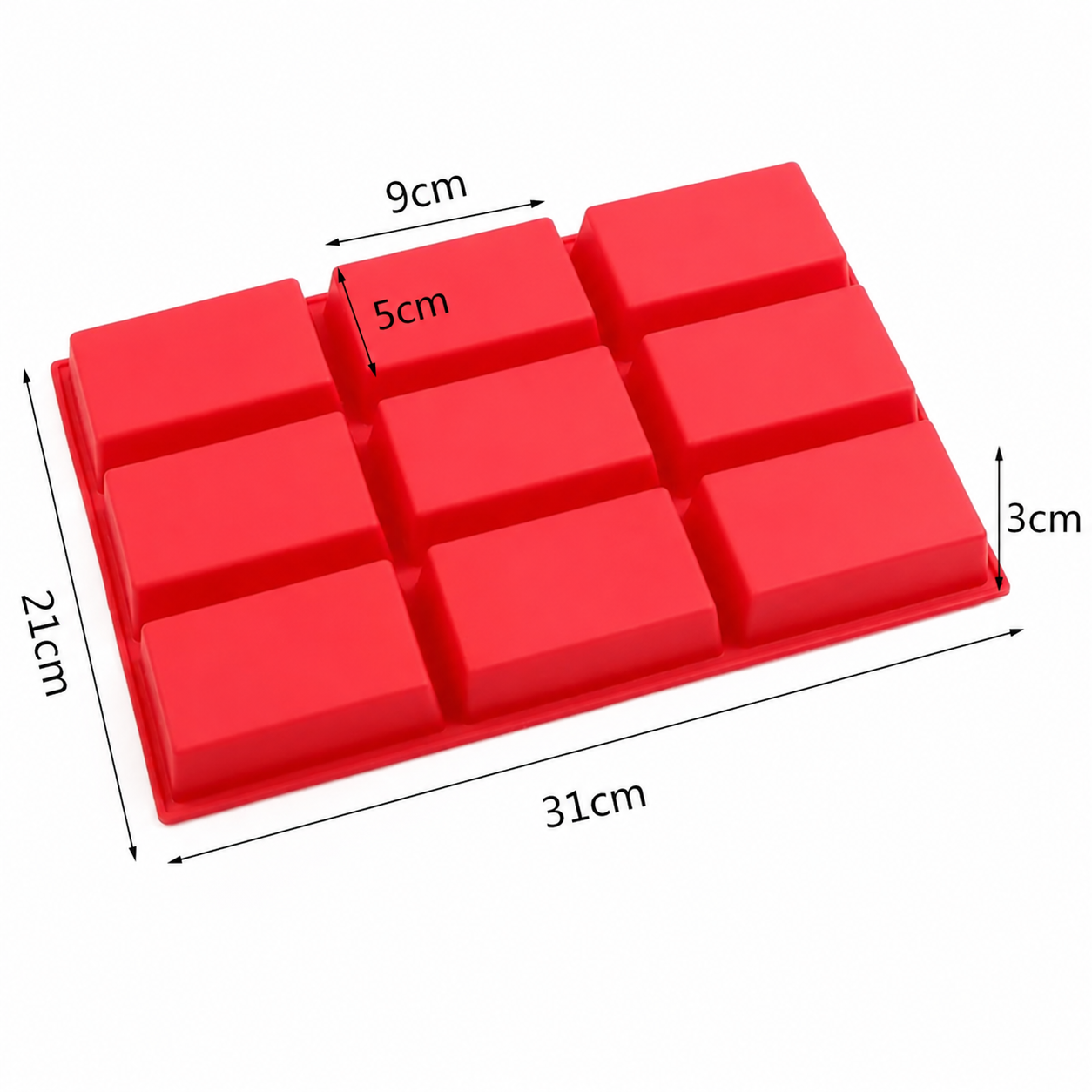 Moule Silicone 9 Financiers – Démoulage Facile