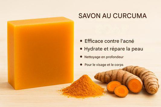 Savon Artisanal au Curcuma  – 100 g
