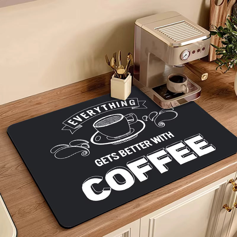 Tapis Absorbant « Coffee Lover » – 30 x 40 cm