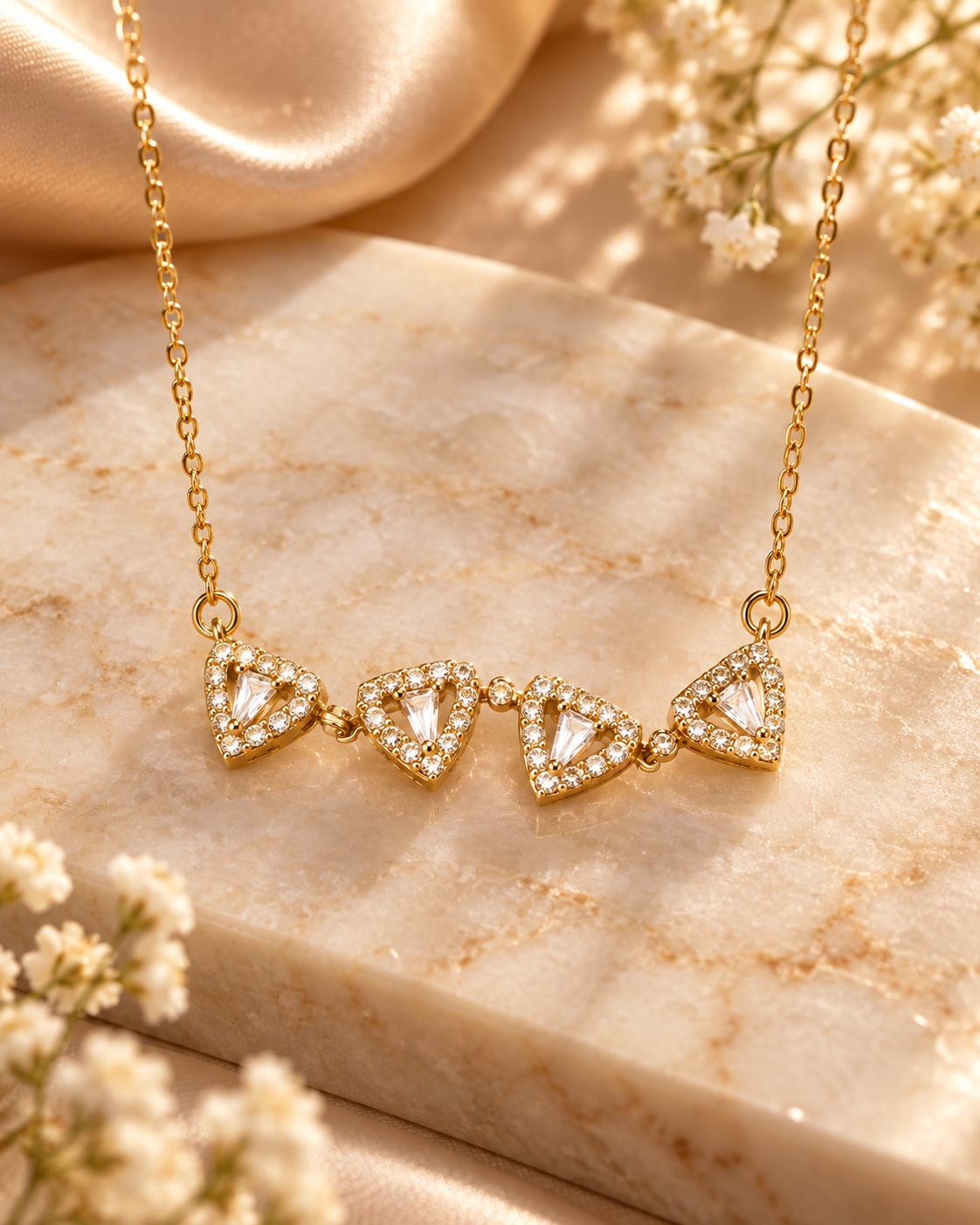 Collier Fleur Transformable 2-en-1